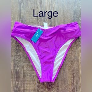 High waist bikini bottoms